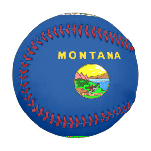 Montana flag baseball