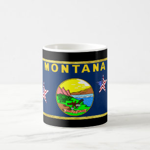 Montana flag coffee mug