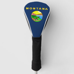 Montana flag golf head cover