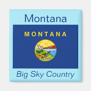 Montana Flag Magnet