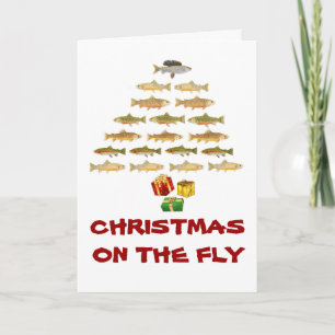 Montana Fly Fishing Christmas Card