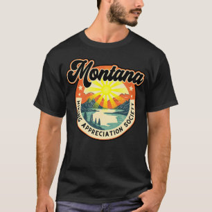 Montana Gifts Montana Usa Hiking Camping Apparel T-Shirt
