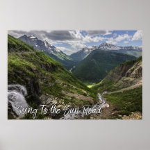 Montana Going to the Sun Scenic Highway Mountains