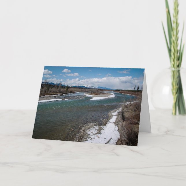 Montana Holiday River Card (Front)