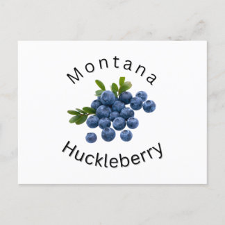 Montana Huckleberry. Montana, Sportsmen, Outdoors Postcard
