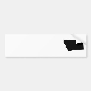 Montana in Black and White Bumper Sticker