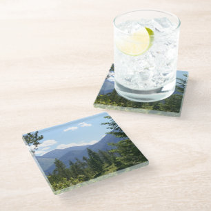 Montana Landscape Scenic View Glass Coaster