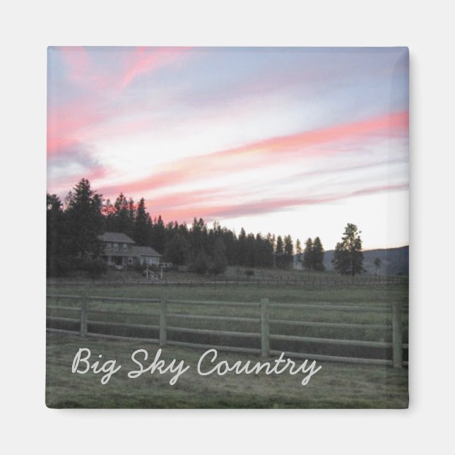 Montana Majesty_Big Sky Country Magnet (Front)