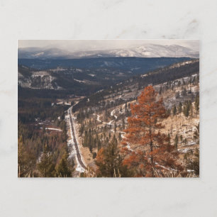 Montana Mountain Scenery Postcard