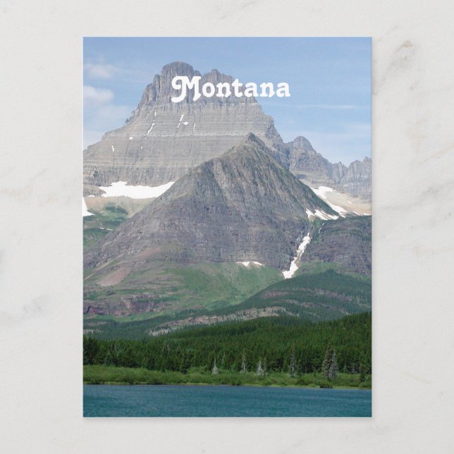 Montana Mountains Postcard (Front)