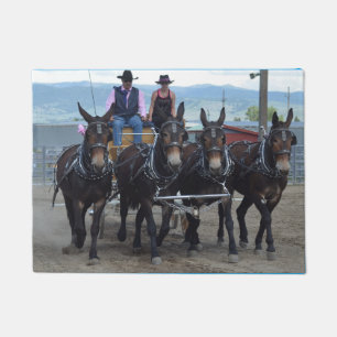 Montana Mule Days Doormat