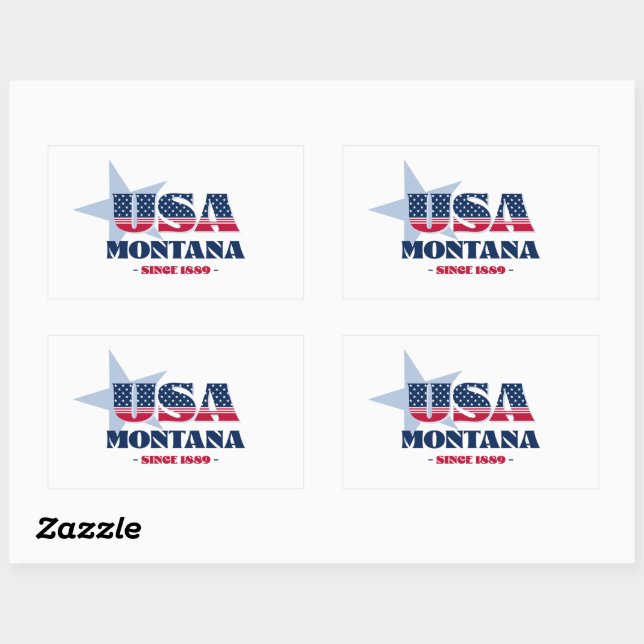 Montana My Home State Sticker (Sheet)