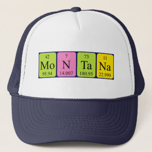 Montana periodic table name hat