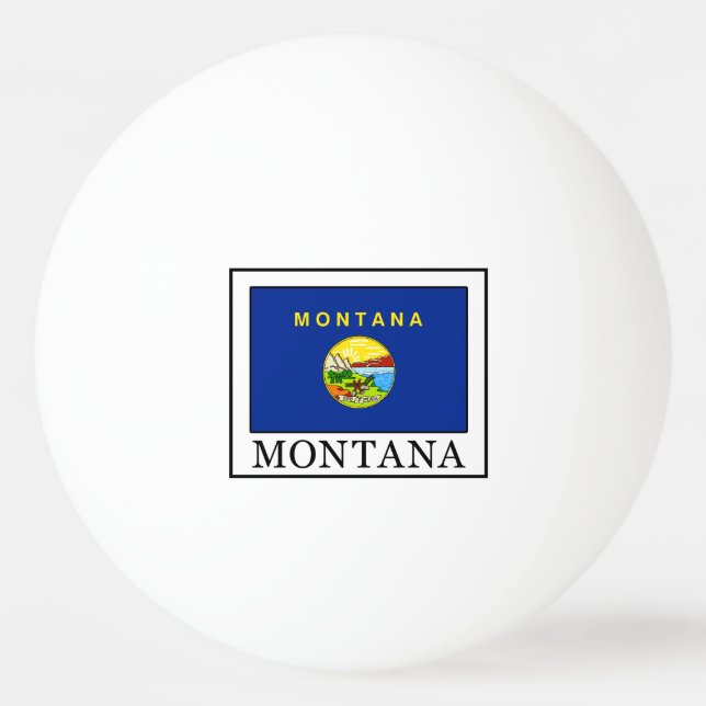 Montana Ping Pong Ball (Front)