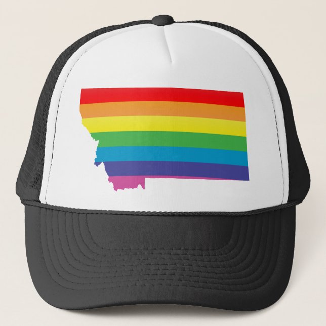 montana pride. trucker hat (Front)