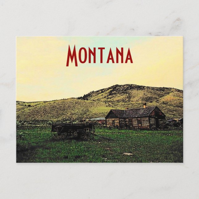 Montana Ranch Postcard (Front)