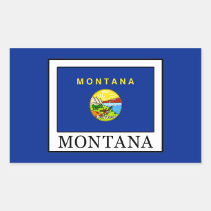 Montana Rectangular Sticker
