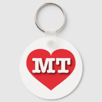 Montana Red Heart - I love MT