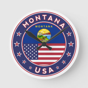 Montana Round Clock