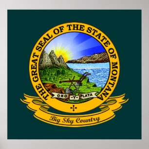Montana Seal Poster