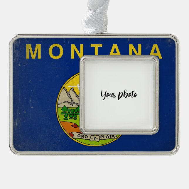 Montana Silver Plated Framed Ornament (Front)