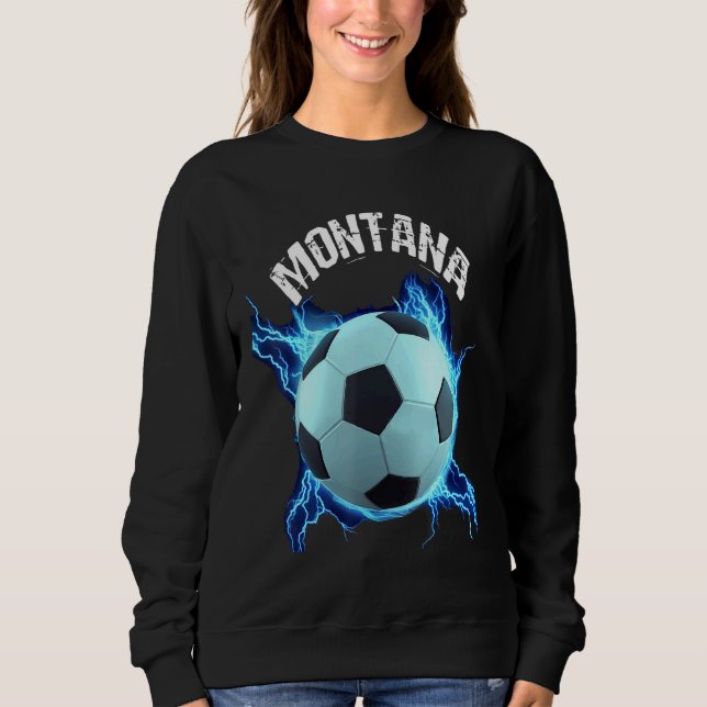 Montana Soccer Retro Sweatshirt (Front)