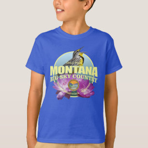 Montana State Bird & Flower T-Shirt