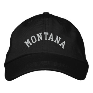 Montana State Embroidered Hat