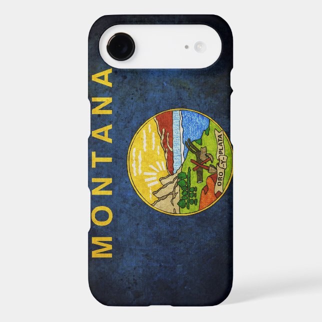 Montana state flag Case-Mate iPhone case (Back)
