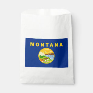 Montana State Flag Favour Bag