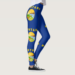 Montana State Flag Leggings
