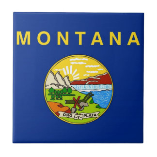 Montana State Flag Tile