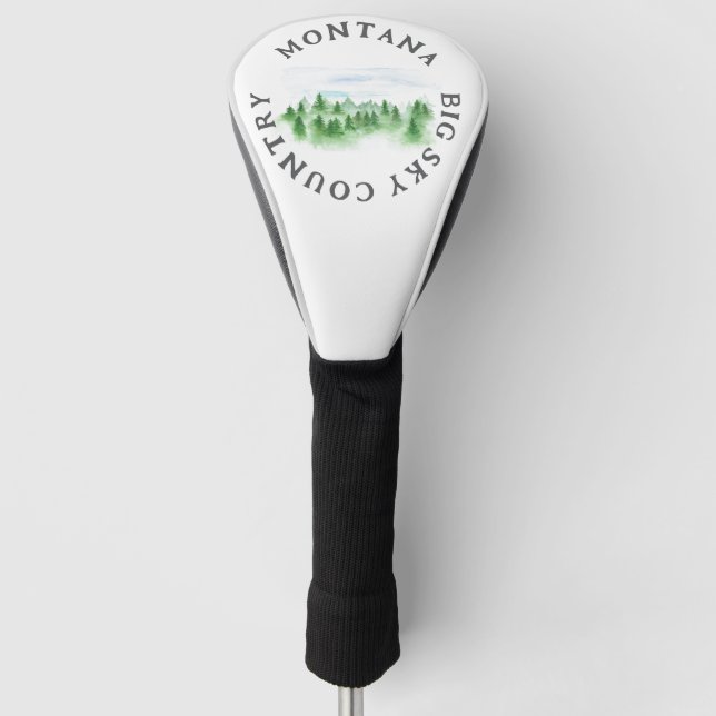Montana State  Golf Head Cover (Front)