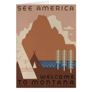 Montana State: Indian Tribes, Mountains, Prairie