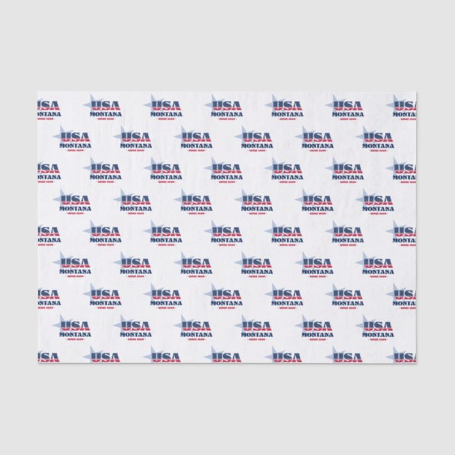 Montana State Pride Tissue Paper (Front)