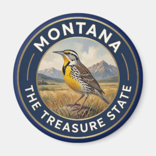 Montana State Pride ✦ Treasure State Heritage Magnet
