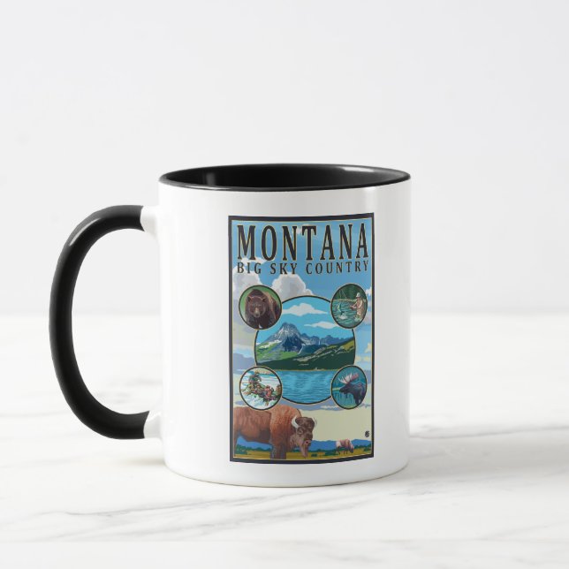 Montana State Scenes Mug (Left)