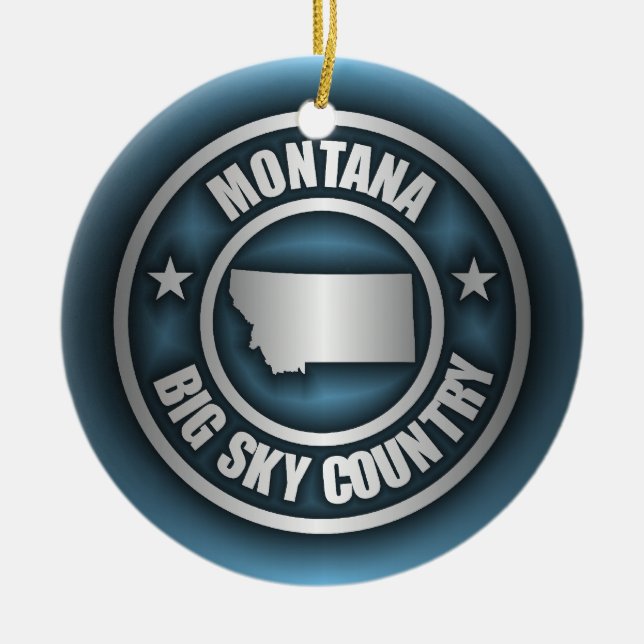 "Montana Steel 2" Ornaments (Front)