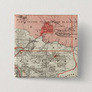 Montana Territory 15 Cm Square Badge