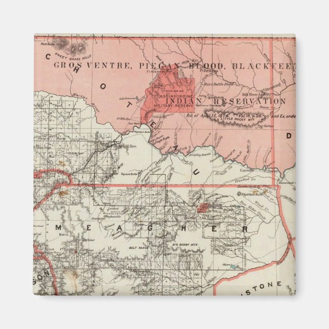 Montana Territory Magnet (Front)
