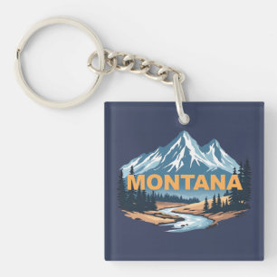 Montana United States of America Key Ring