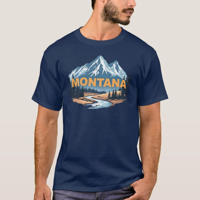 Montana United States of America T-Shirt (Front)