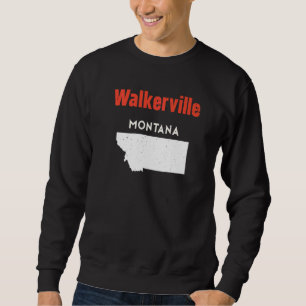 Montana Usa State America Travel Montanan Walkervi Sweatshirt