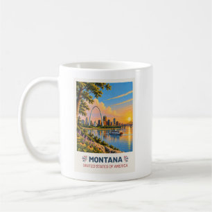 Montana USA – Vintage Travel Mug