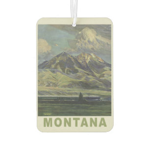 Montana Vintage Travel novelty air freshner Car Air Freshener