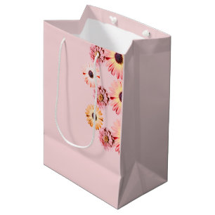 Montana Wildflowers In Pink Medium Gift Bag