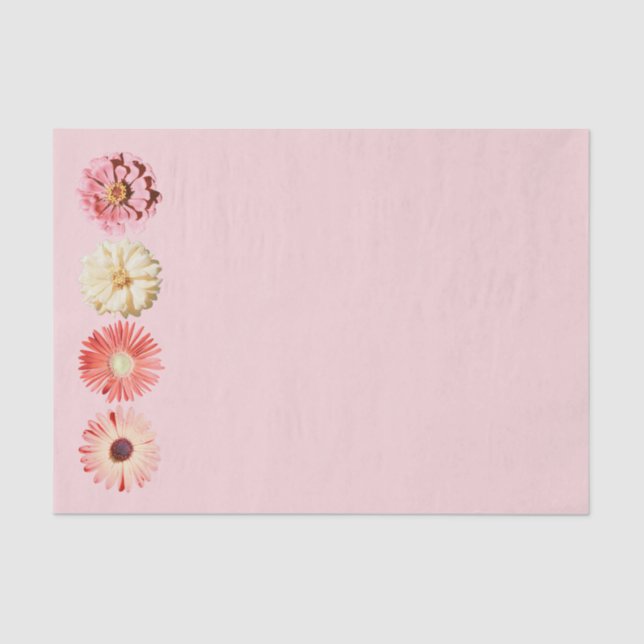 Montana Wildflowers In Pink Tissue Paper (Front)