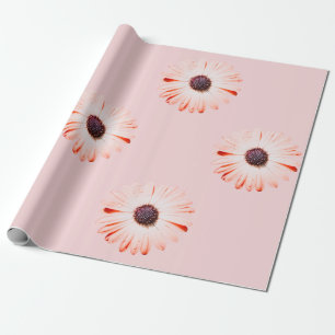 Montana Wildflowers In Pink Wrapping Paper