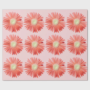Montana Wildflowers In Pink Wrapping Paper