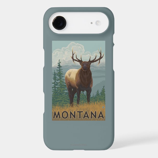 MontanaElk Scene Case-Mate iPhone Case (Back)